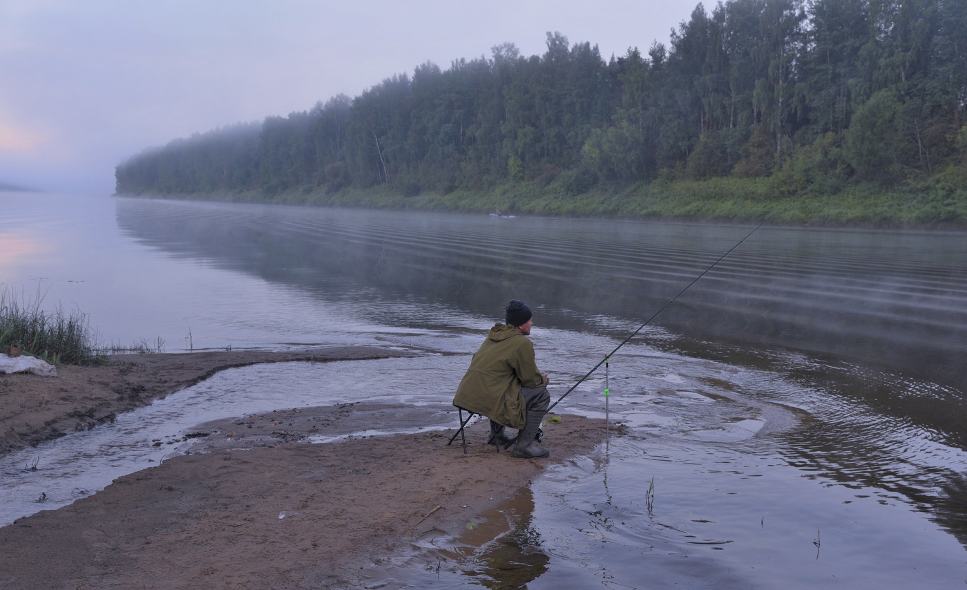 Утро на реке ...