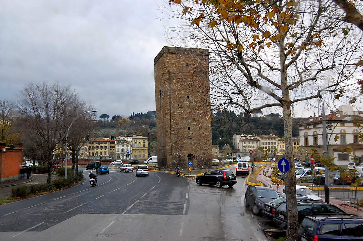 Задождило, из окна авто