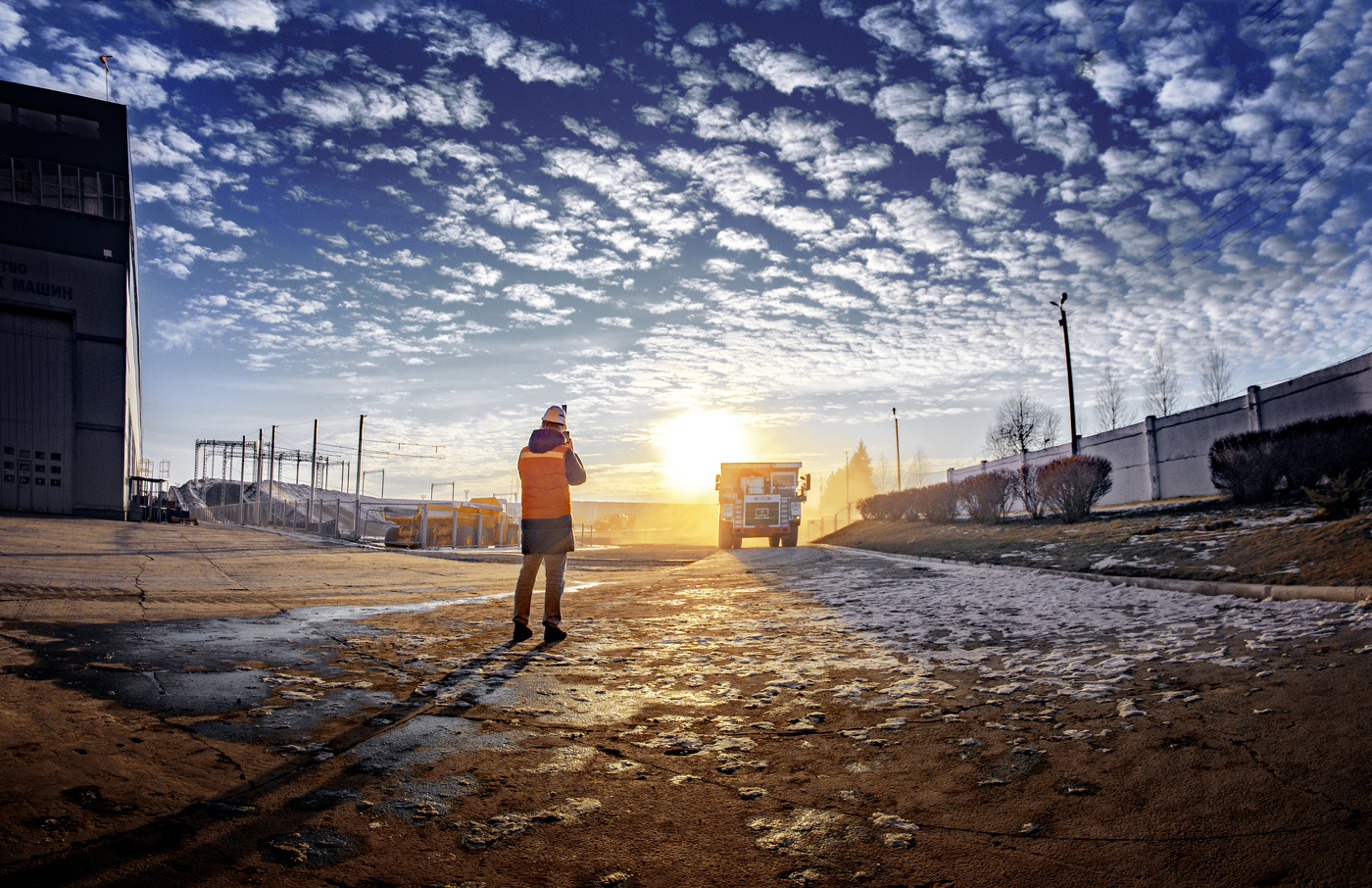 Вечер на БЕЛАЗе