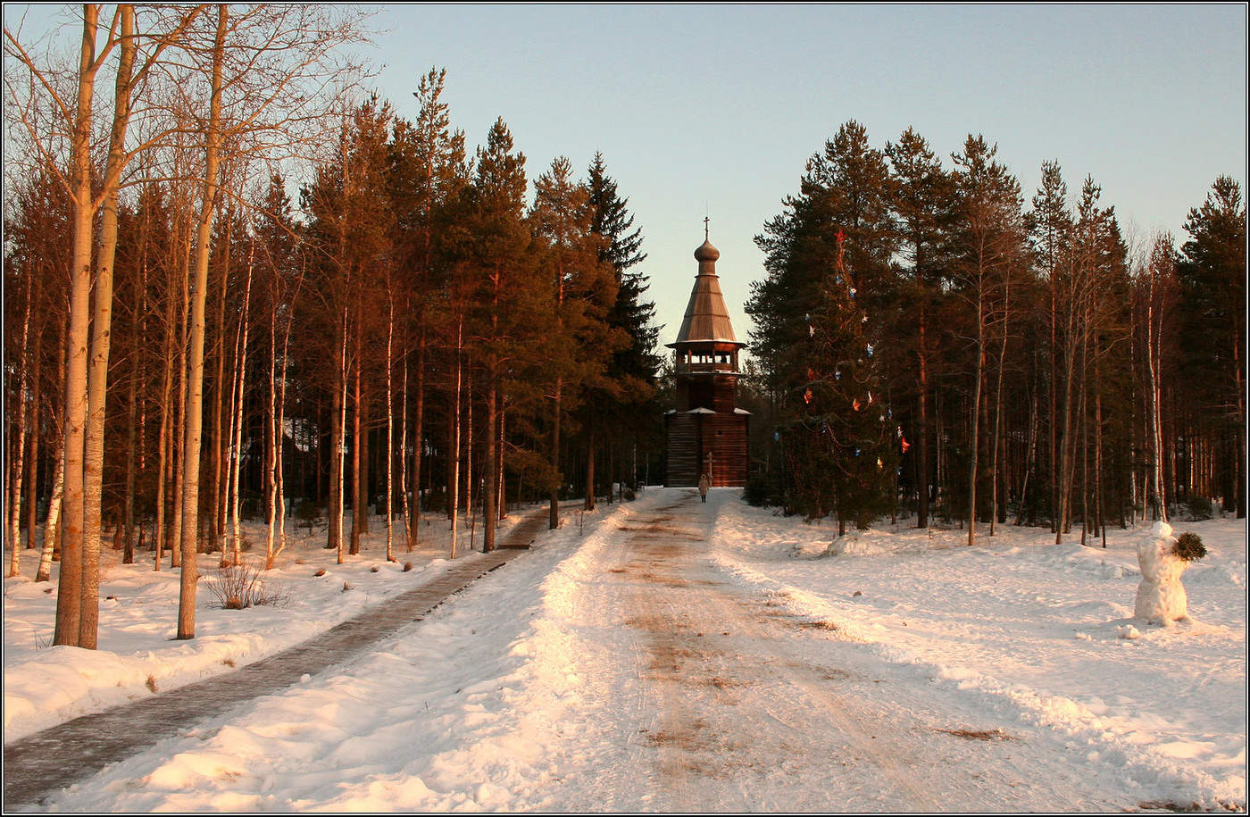 Малые Корелы зимой.