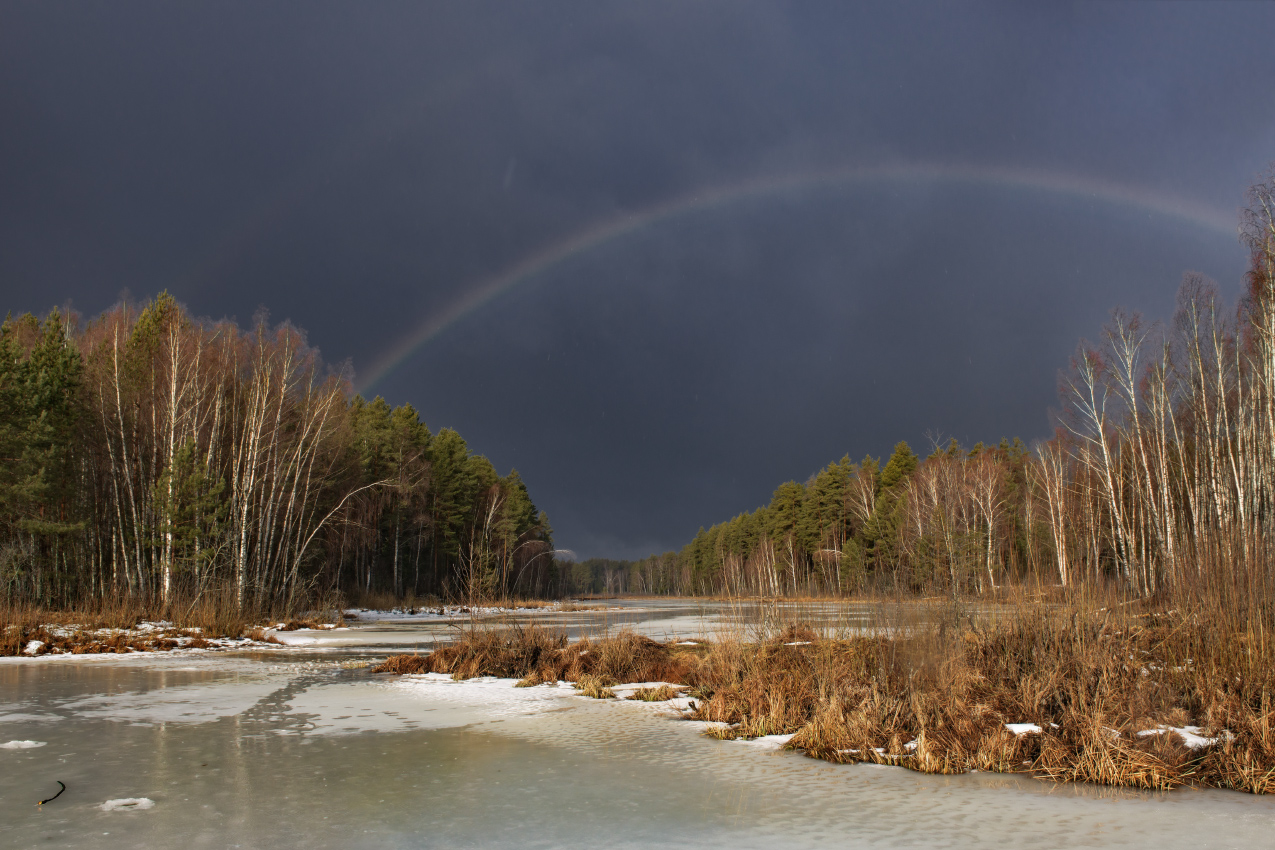 Мартовская радуга.