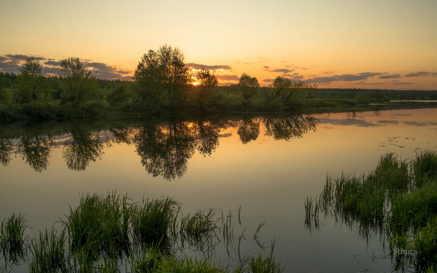 Утренняя тишина.