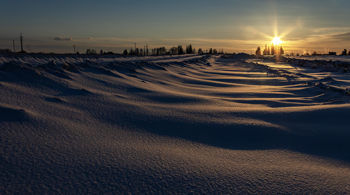 Мартовские сугробы