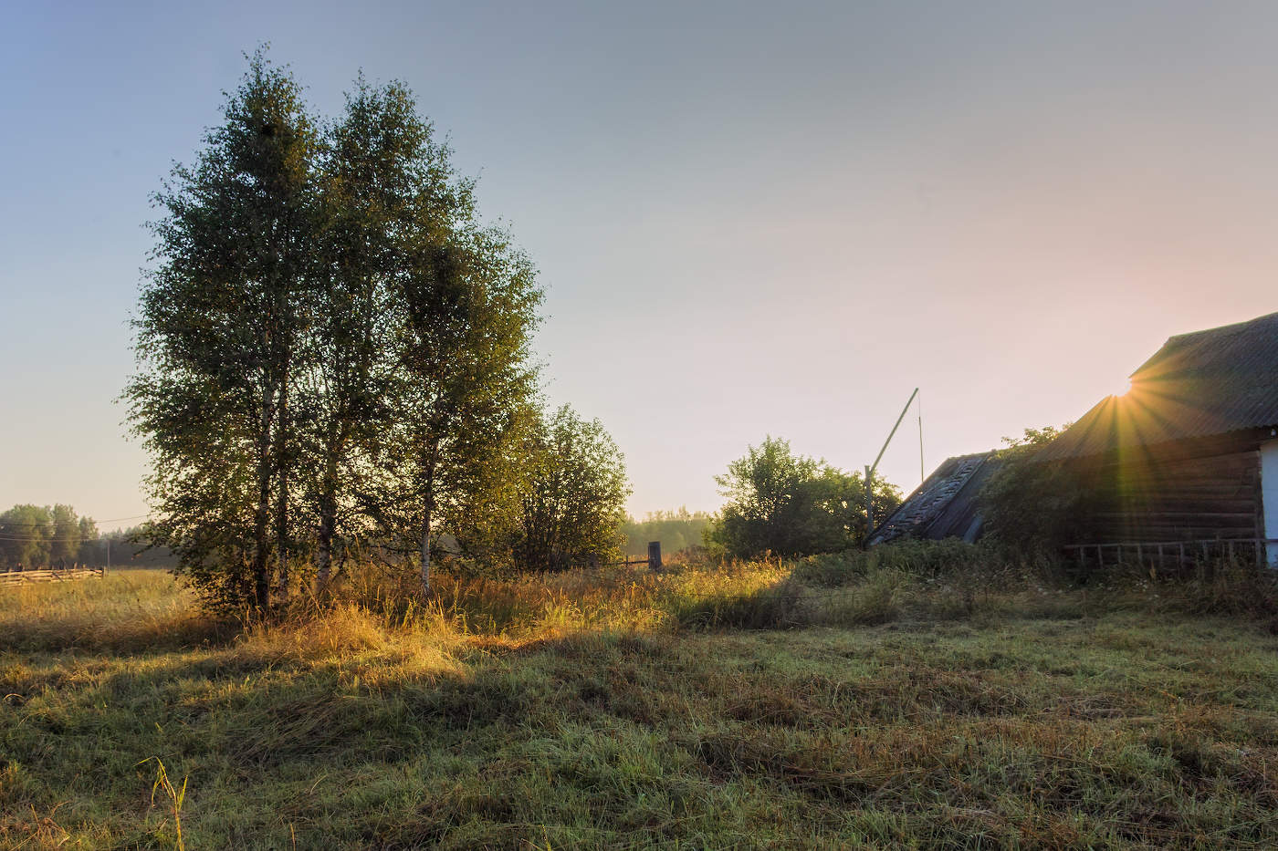 Утро в деревне