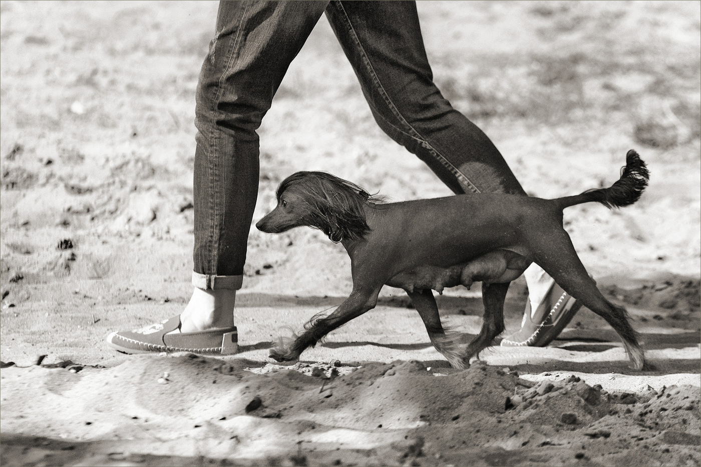 На пробежке...