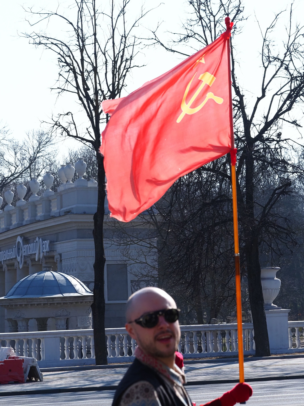 человек хотел в кадр