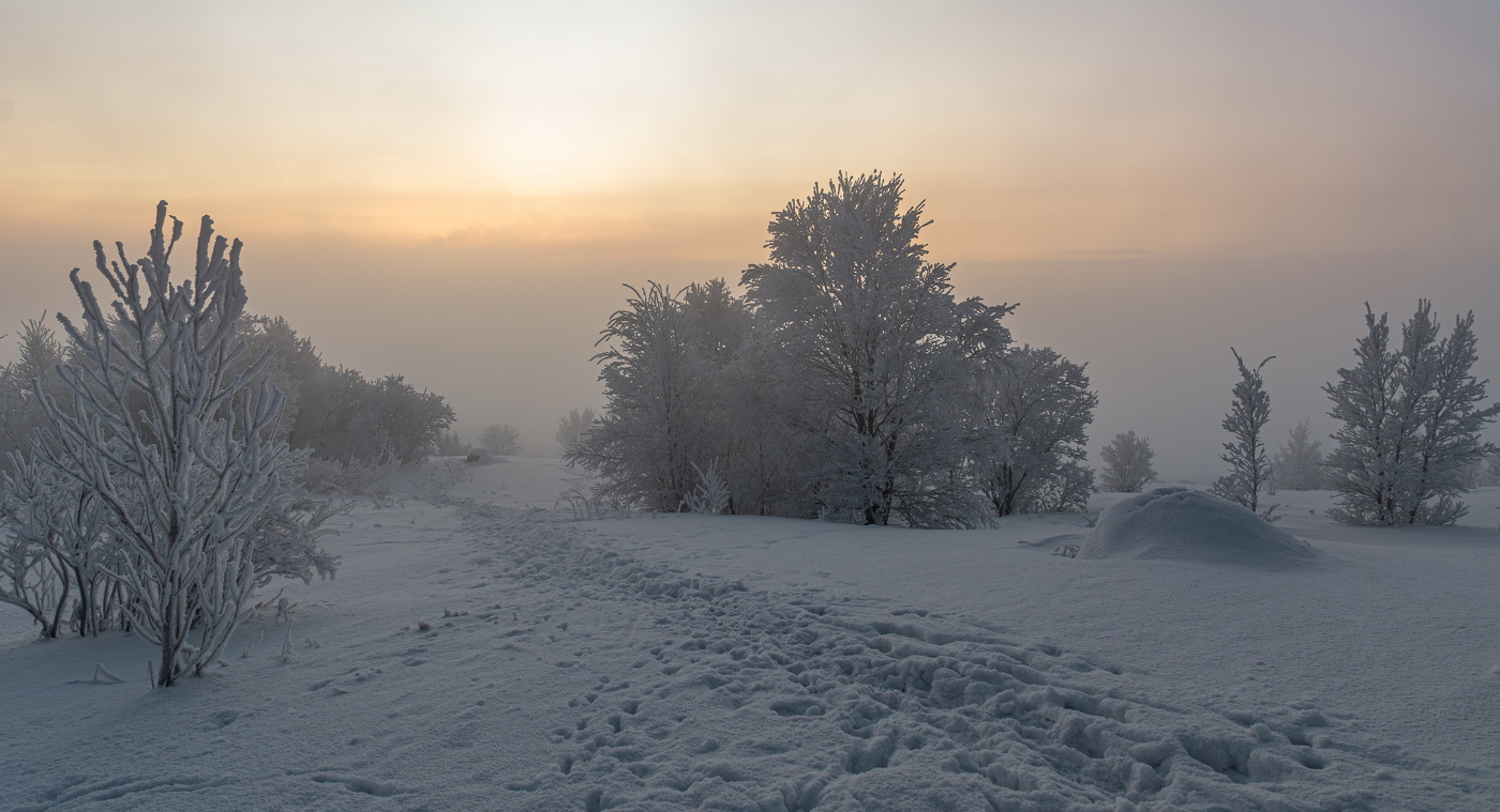 "Солнечный огонь, атмосферы бронь Пробивал, но не пробил туман"