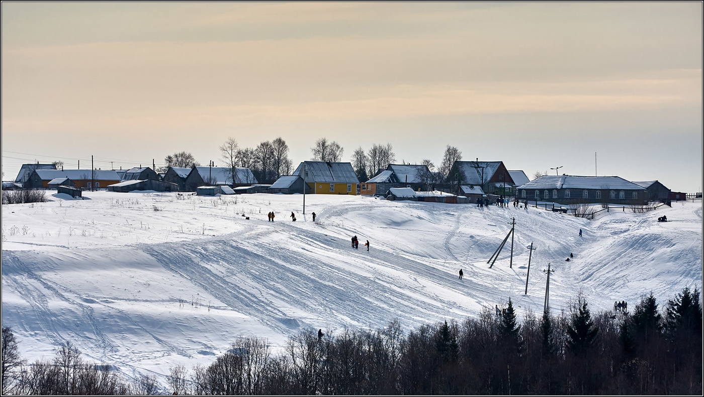 Март в окрестностях Архангельска.