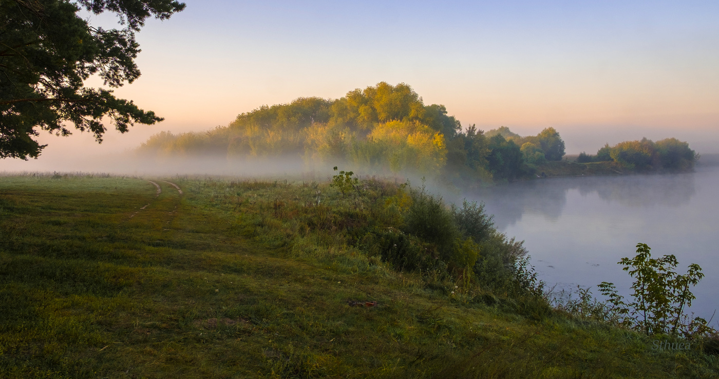 Утро на Оке.