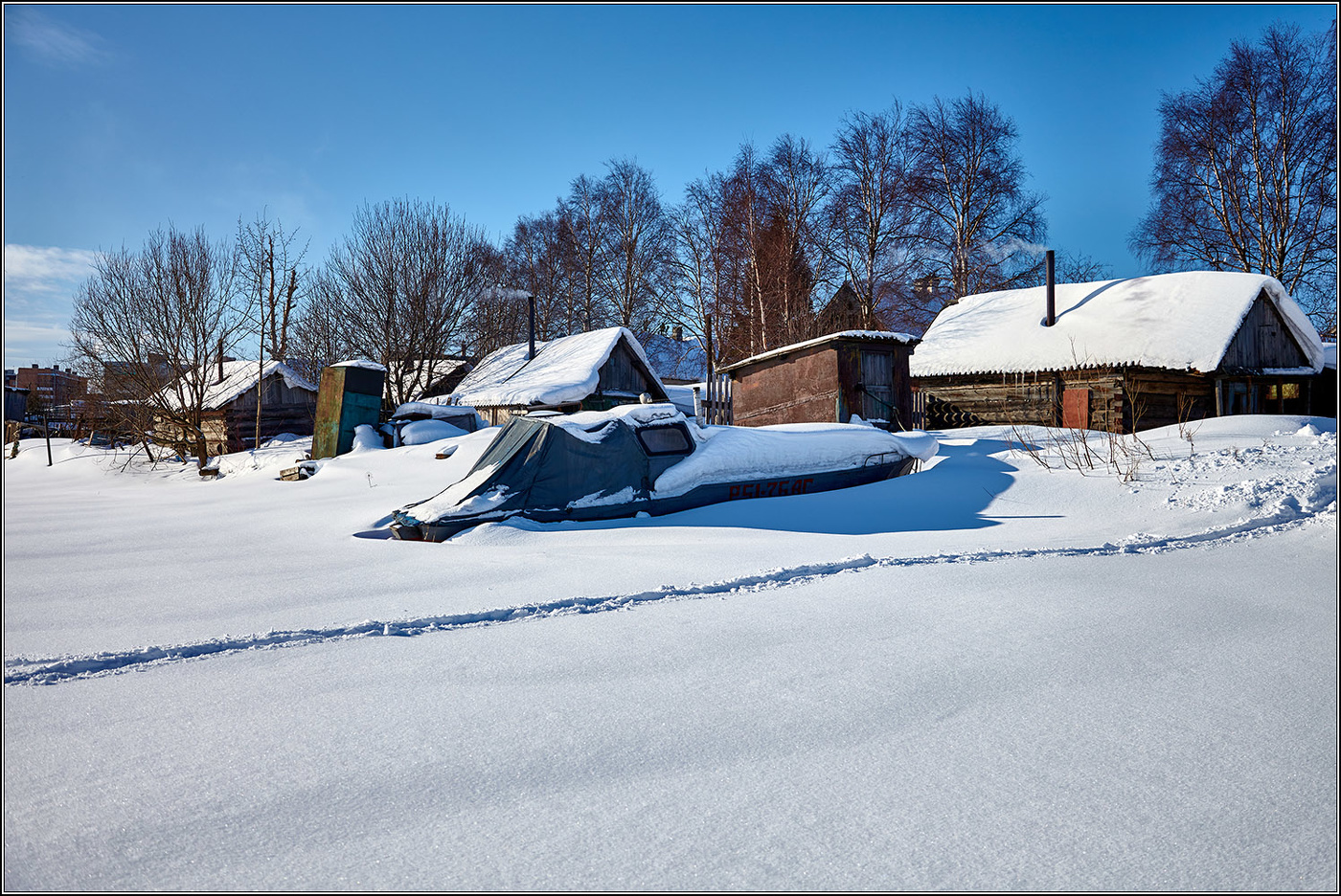 Зимний месяц март.