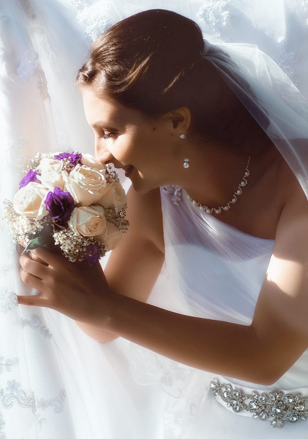 Счастливая невеста.