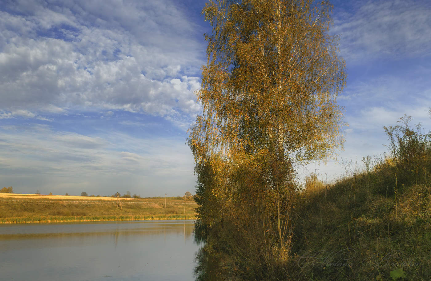 Гляжу в озёра синие
