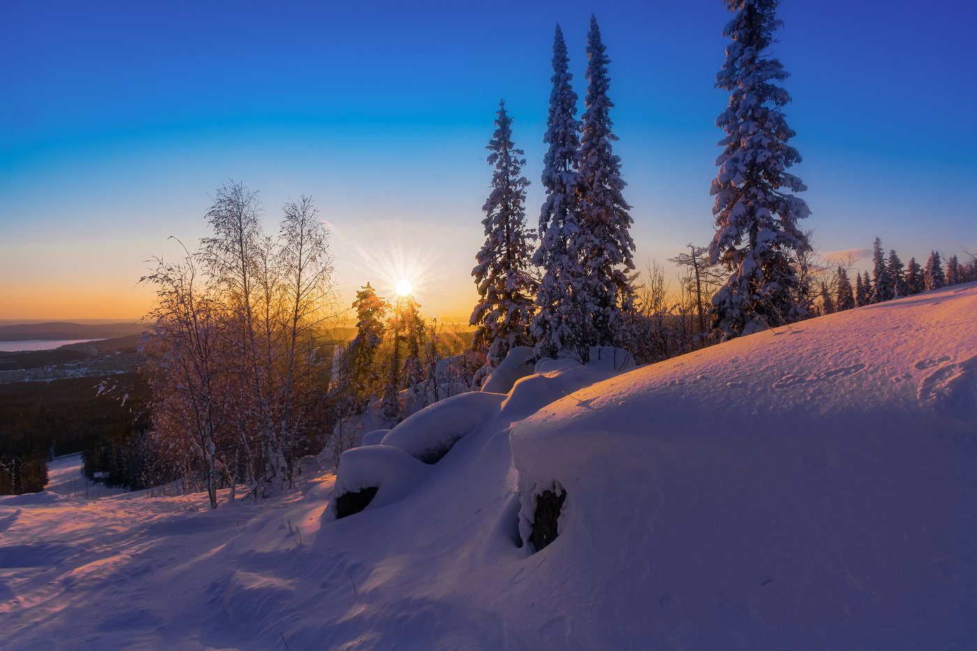 Зимний восход