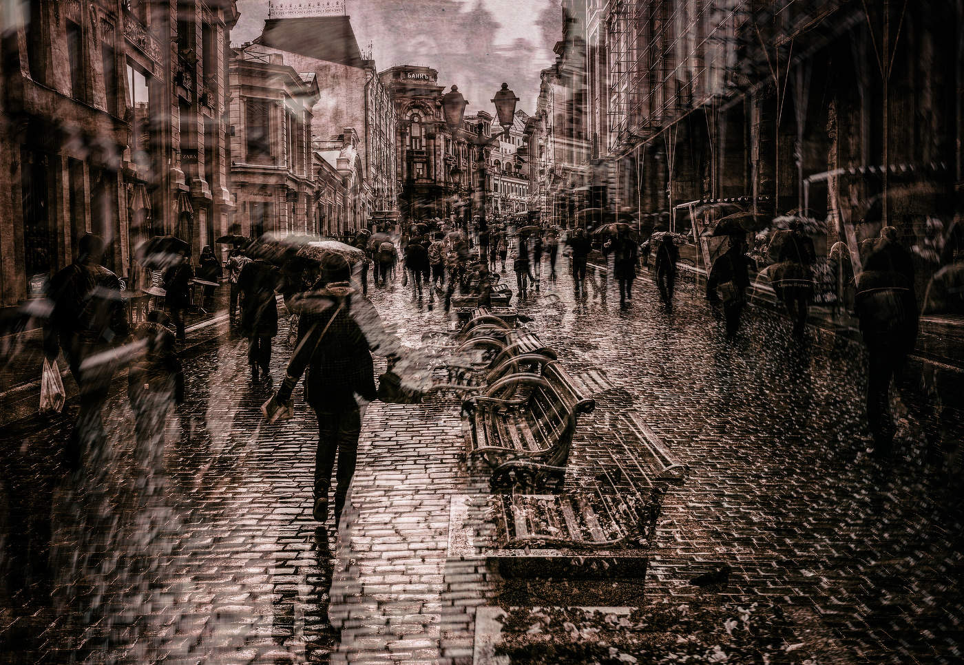 Дождь на Кузнецком