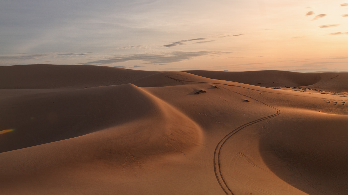 Рассвет в дюнах