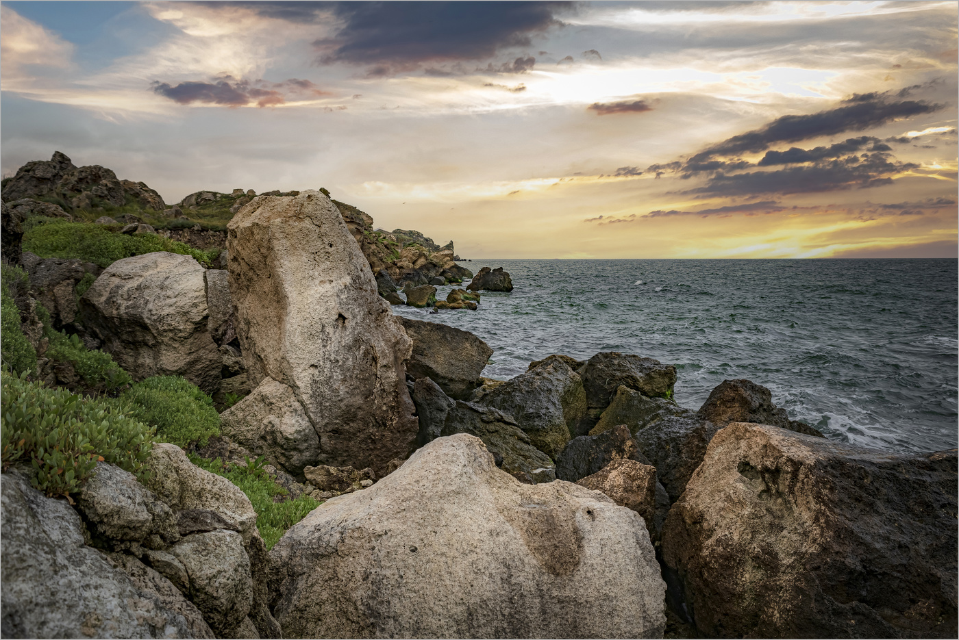 Закат на Азове