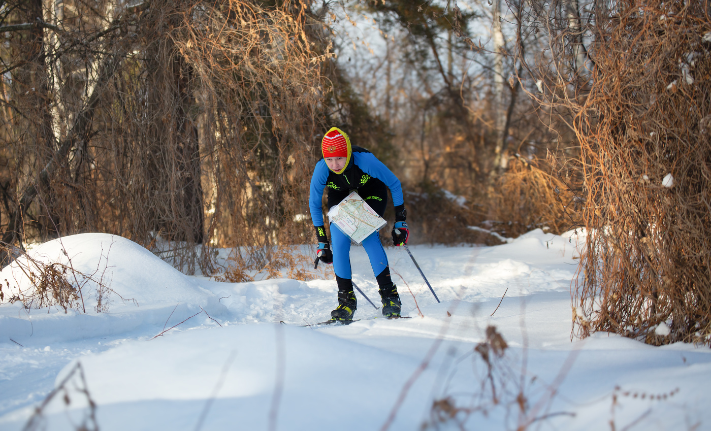 Спортивное ориентирование на лыжах.