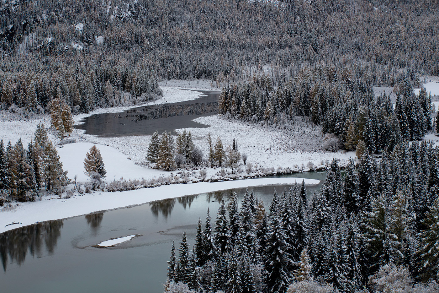 Долина в серебре
