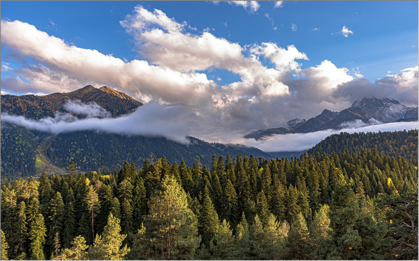 Утро в горах