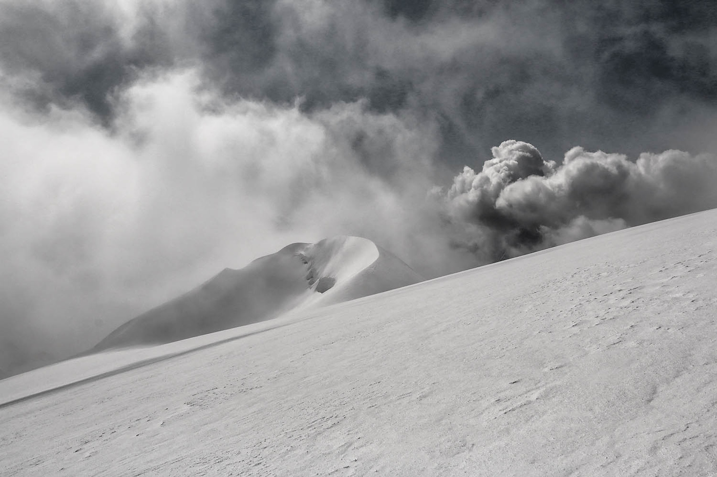 Лето на леднике Менсу