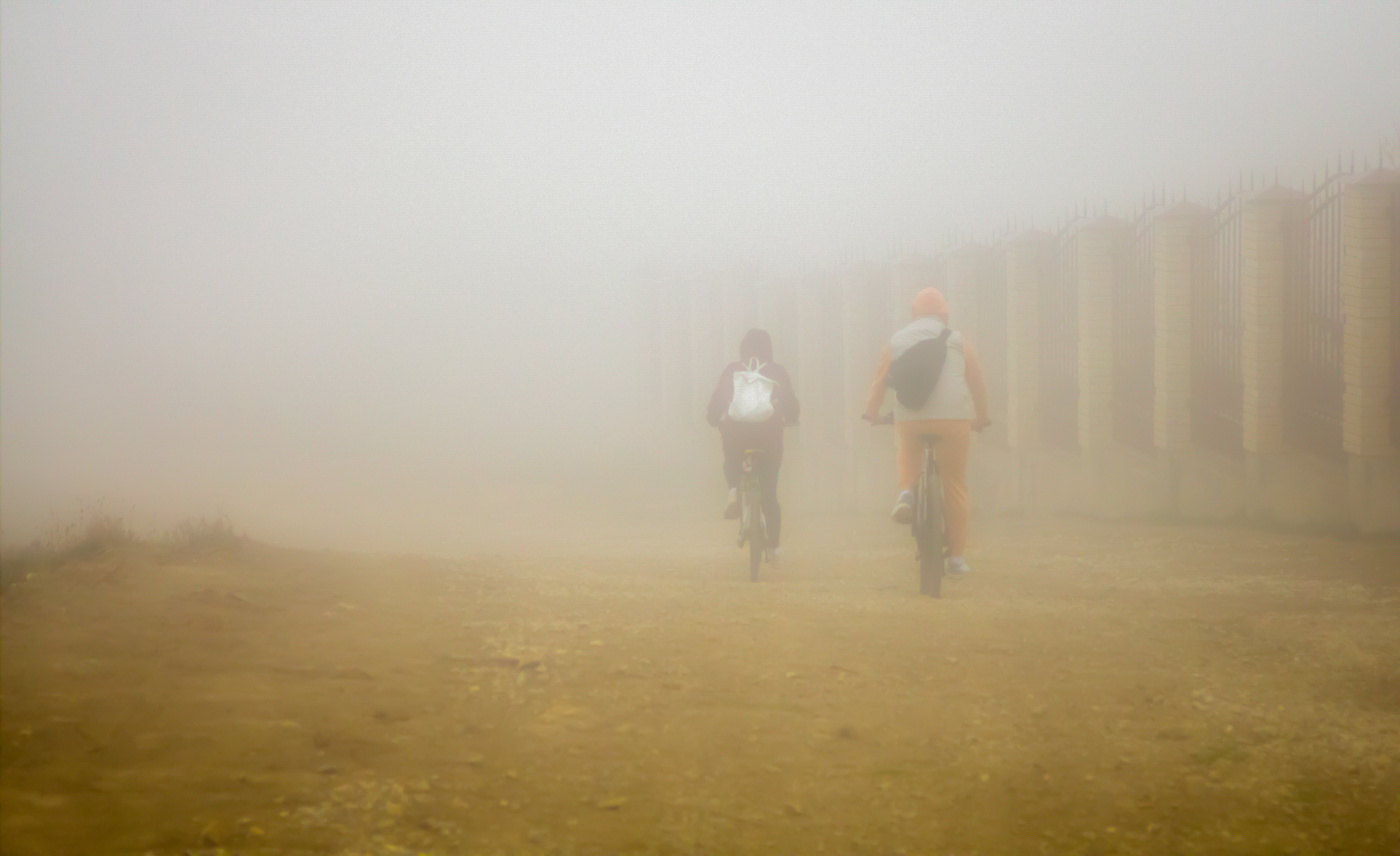 А мы едем за туманом