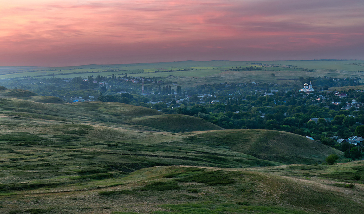 Хутор Лихой на рассвете