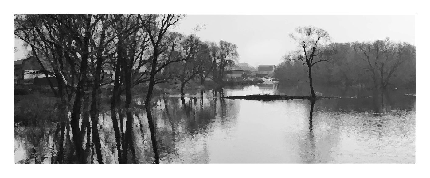 Март. Половодье