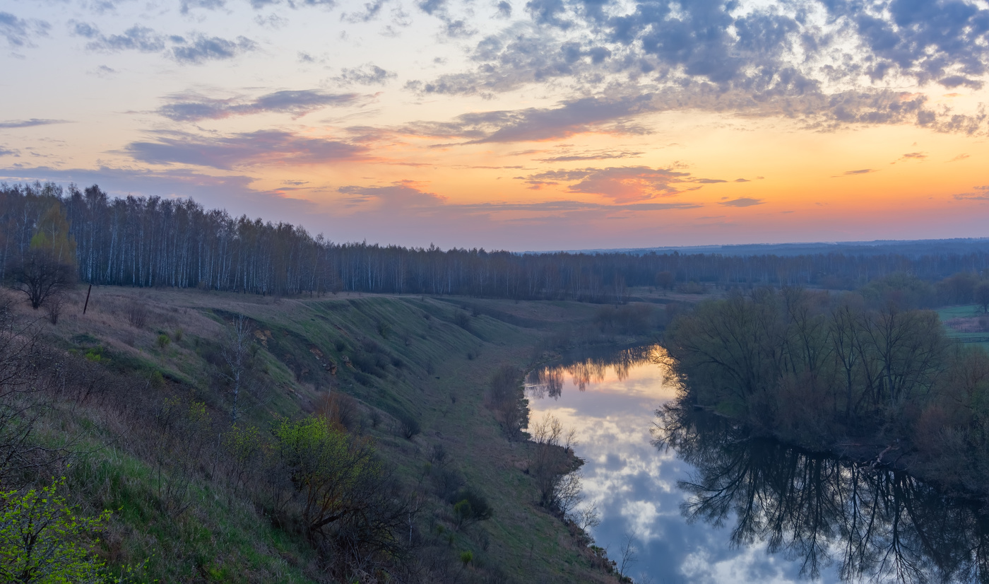 рассветает