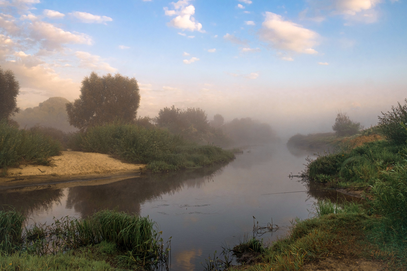 Летнее утро.