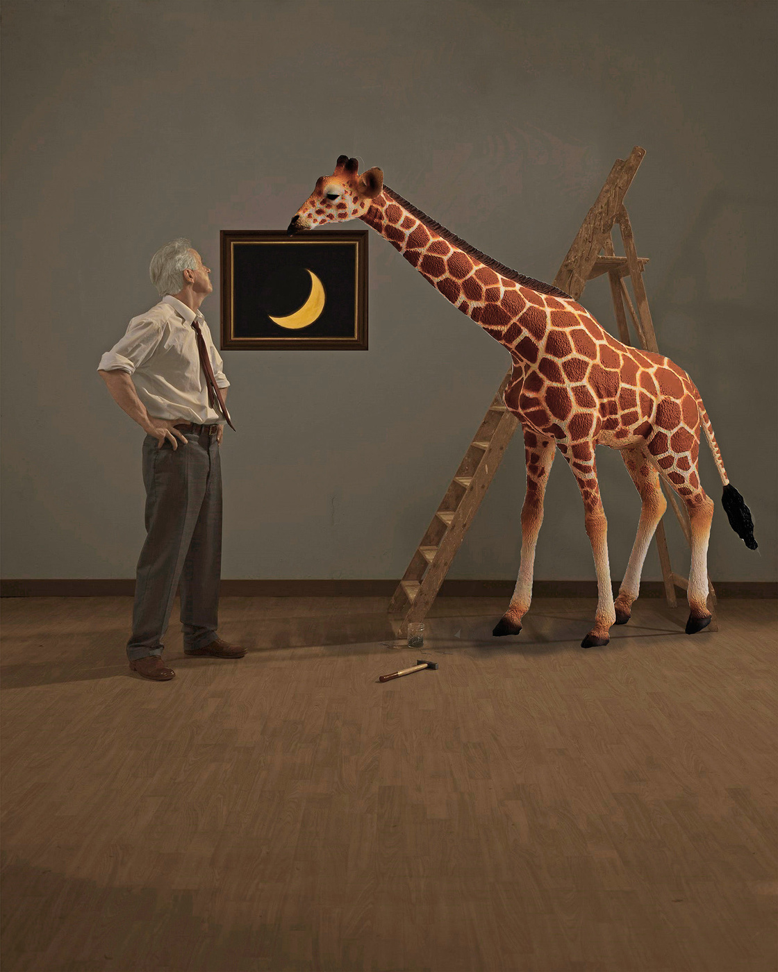 Хозяин, давай повесим Луну