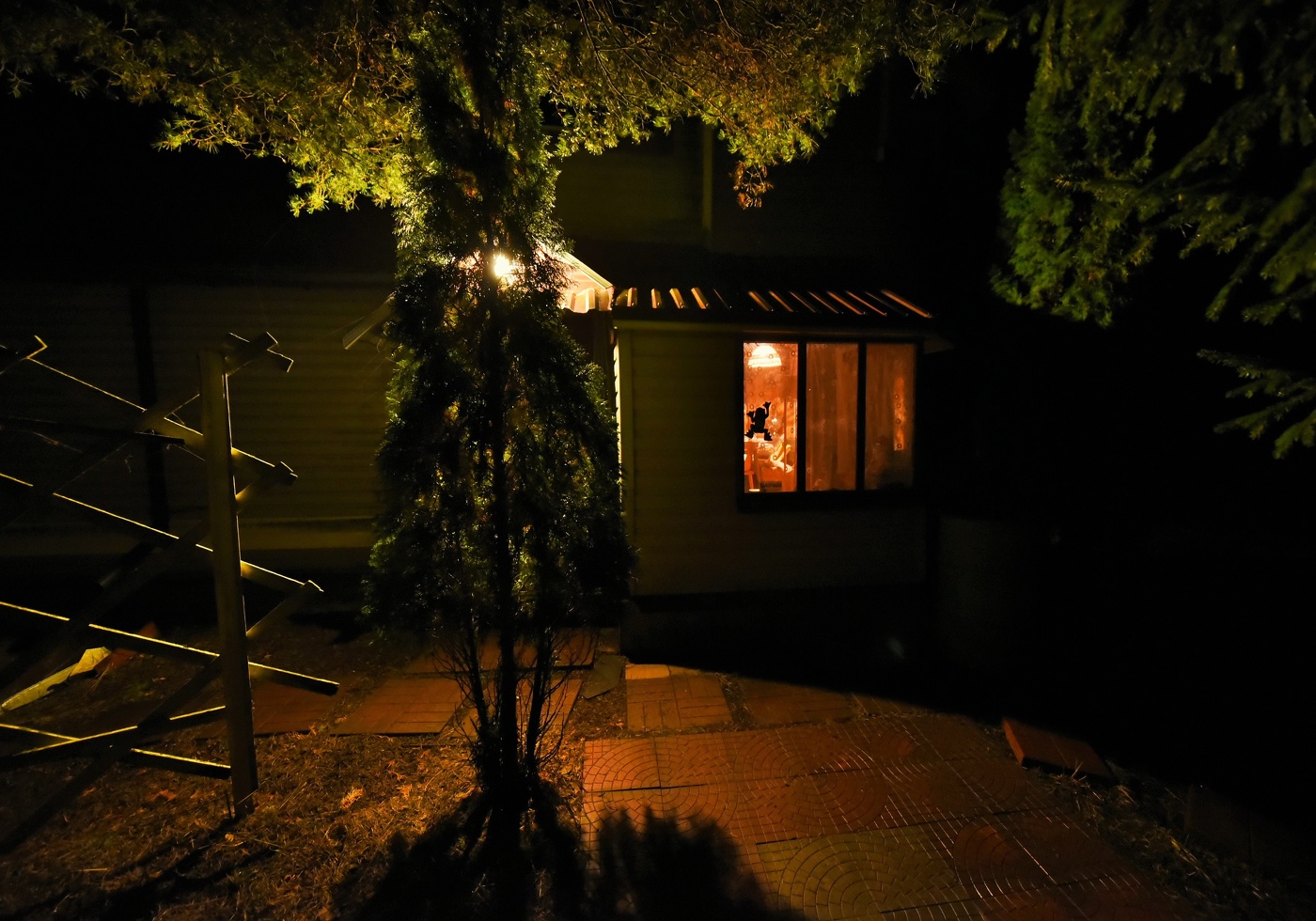 "В окно постучала полночь и стук ее был беззвучен ..."