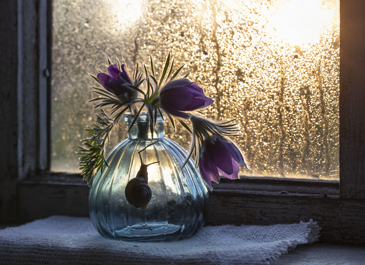 На закате дня...