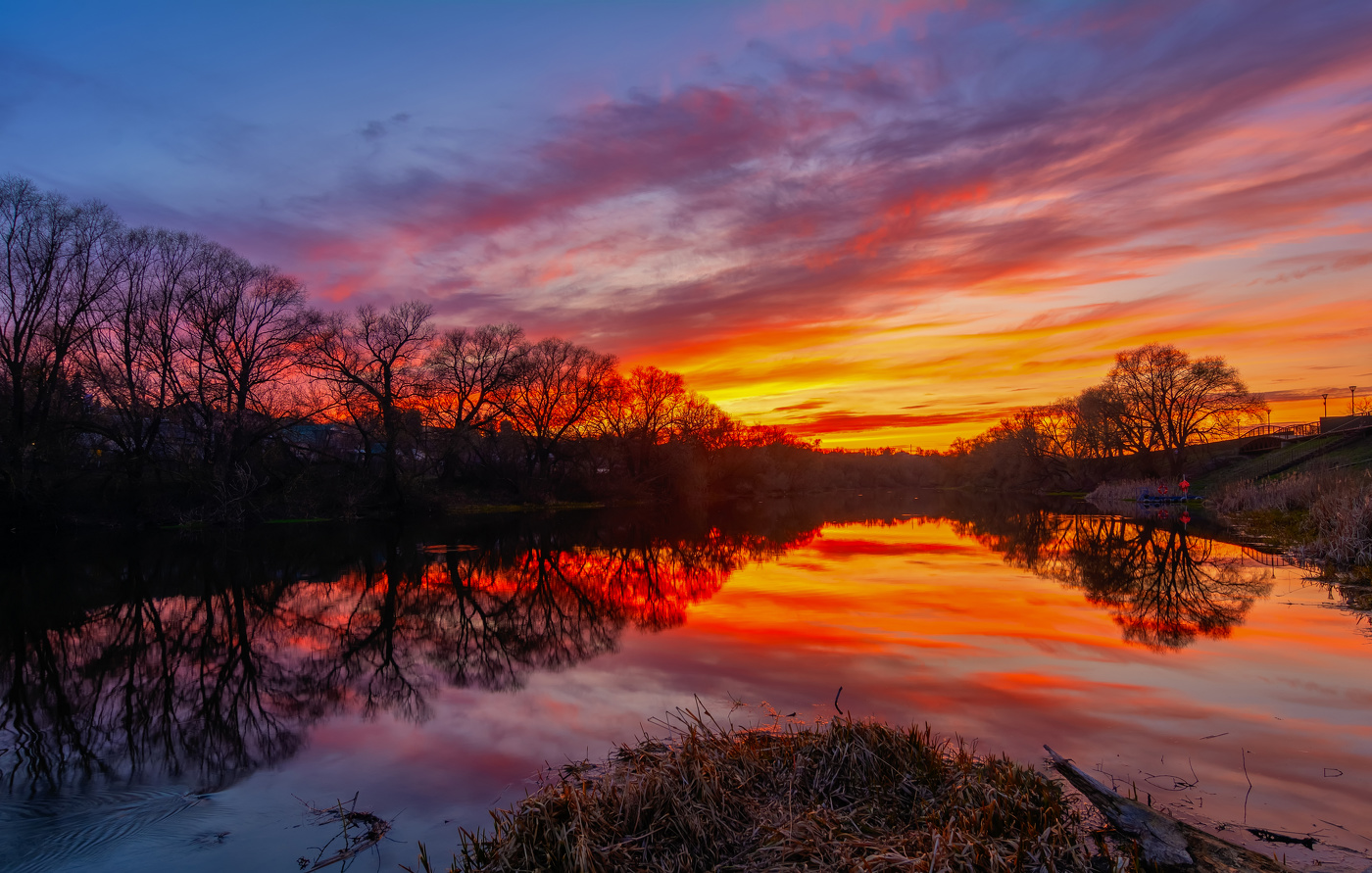 пламенный закат