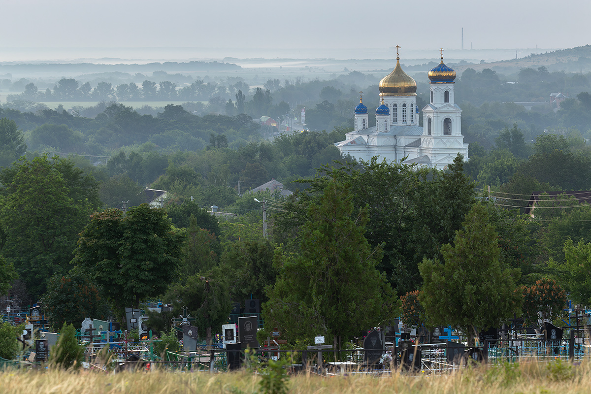 Рассвет у станицы Гундоровская