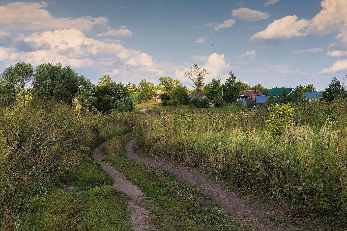 Деревенскими дорогами