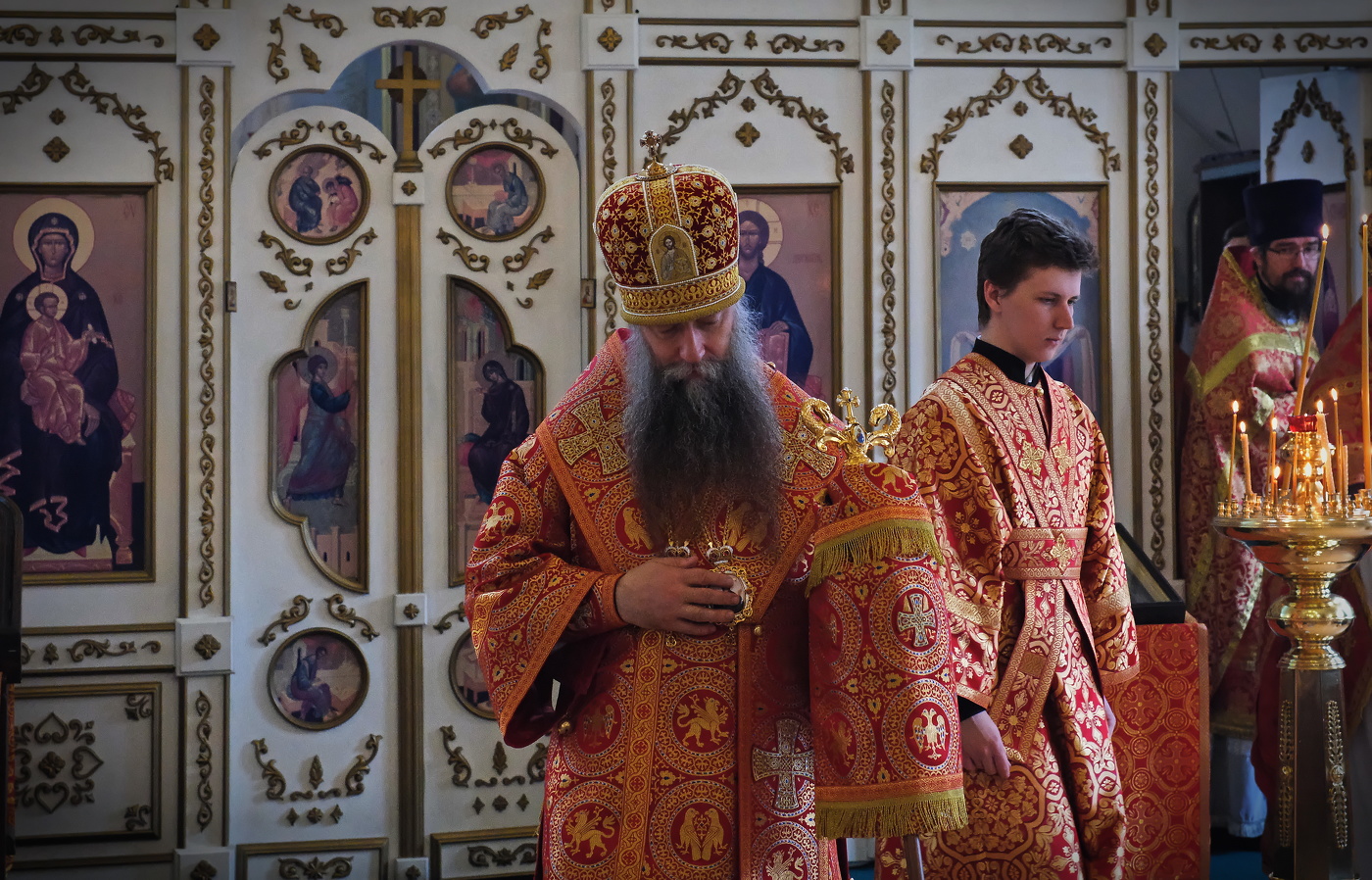 Праздничная служба.