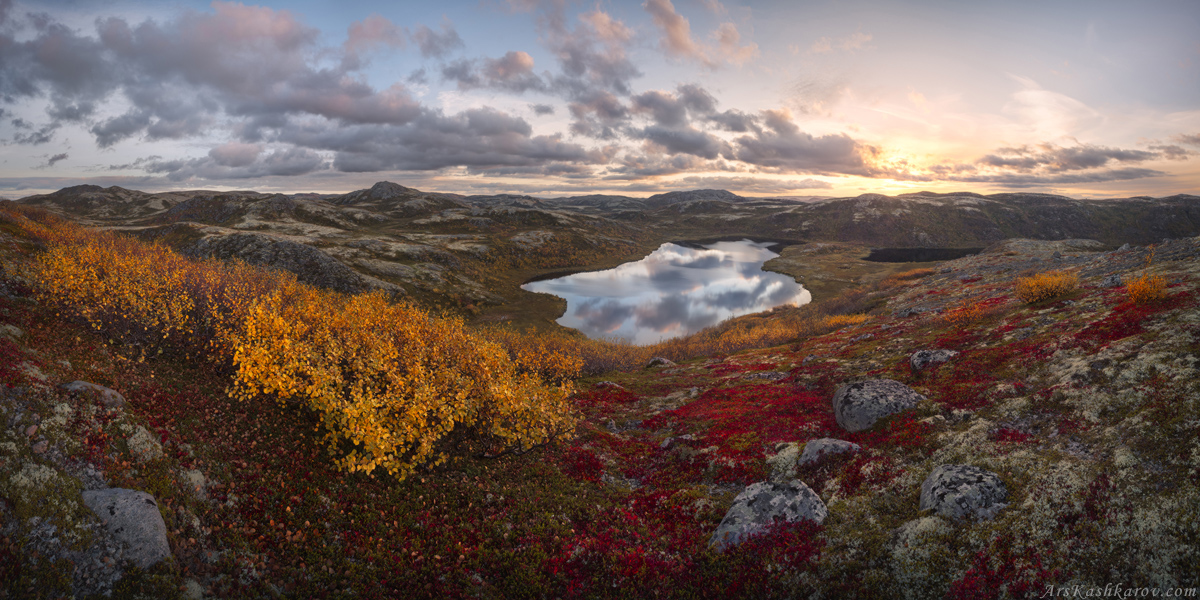 "Панорама осенней тундры"