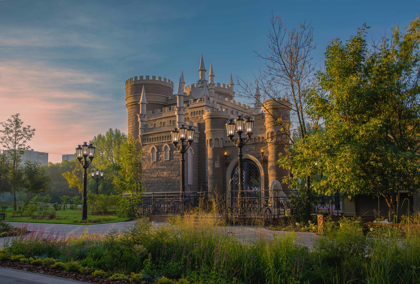 Утро в московском парке