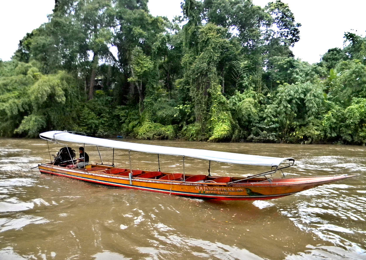 По реке Квай на моторке сквозь джунгли