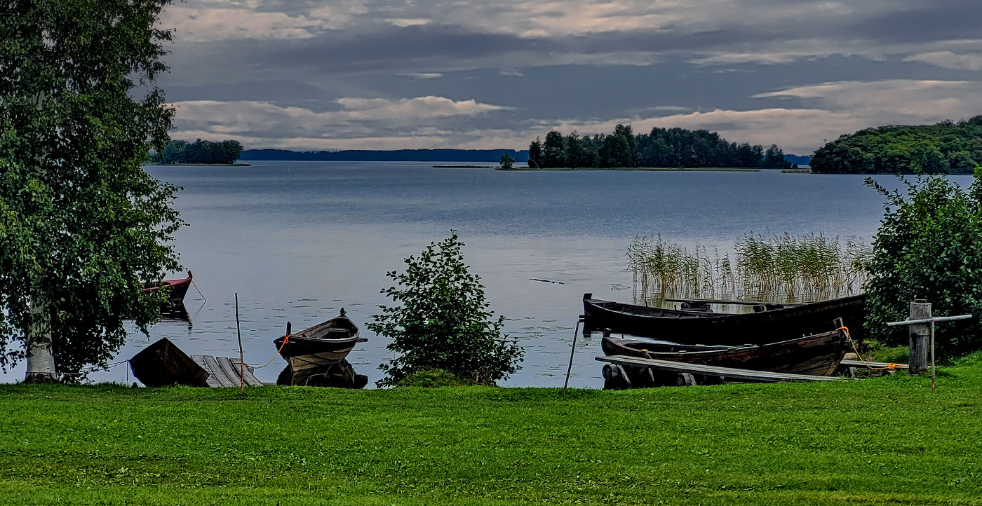 На Онежском озере.