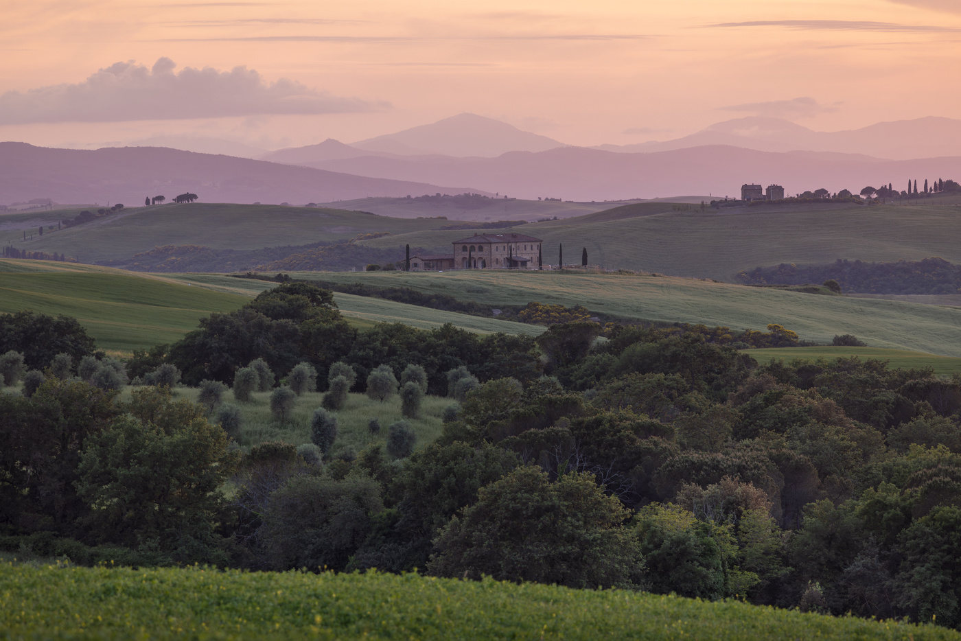 На закате...