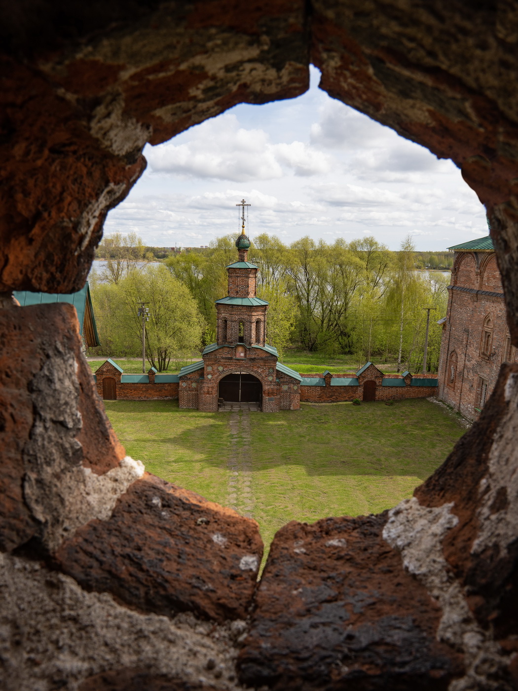 Вид с колокольни.