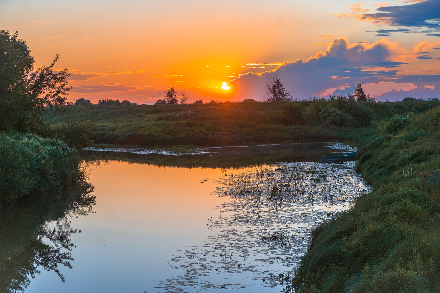 Тихий вечер.