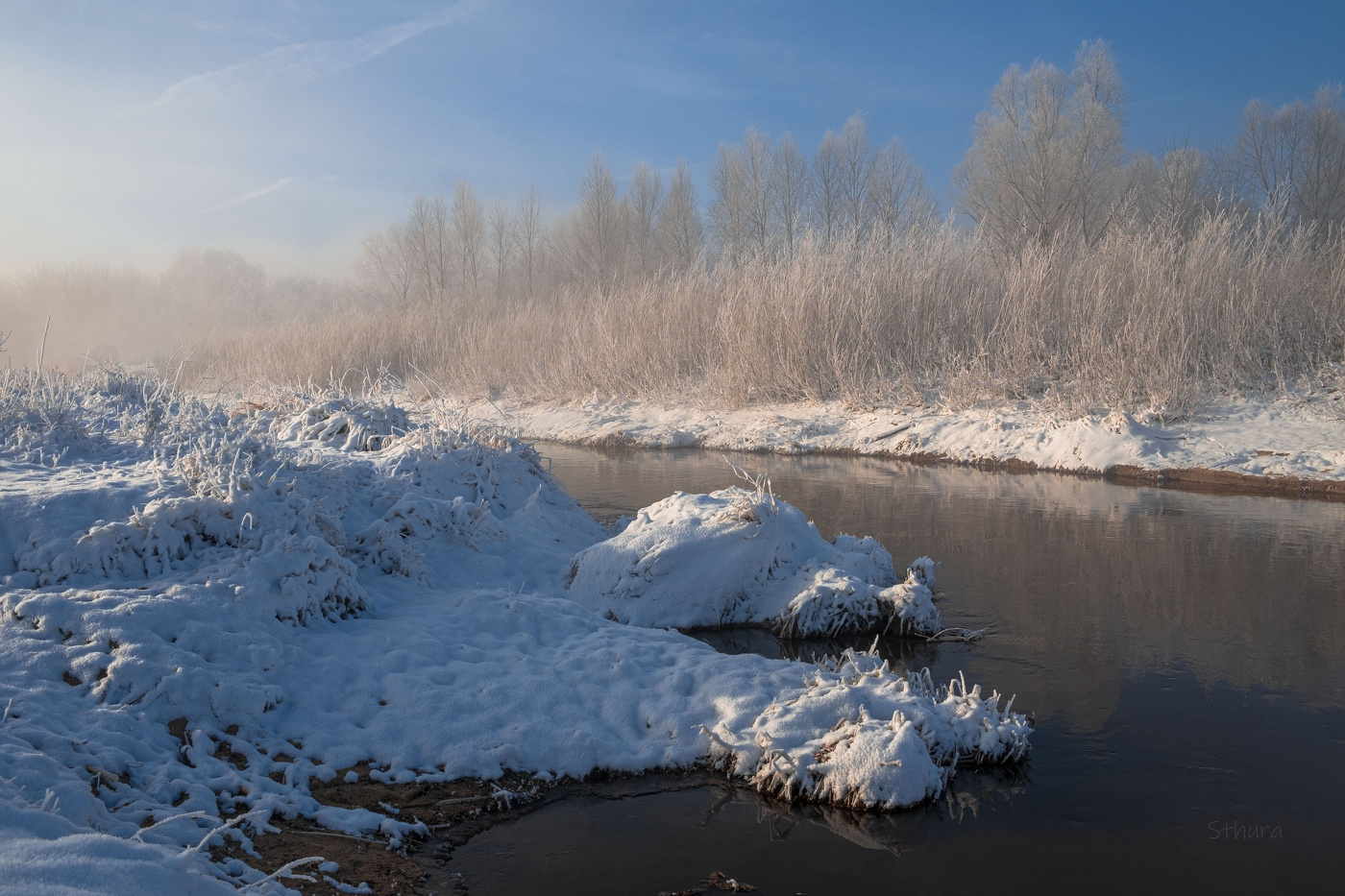 Весенний снег.