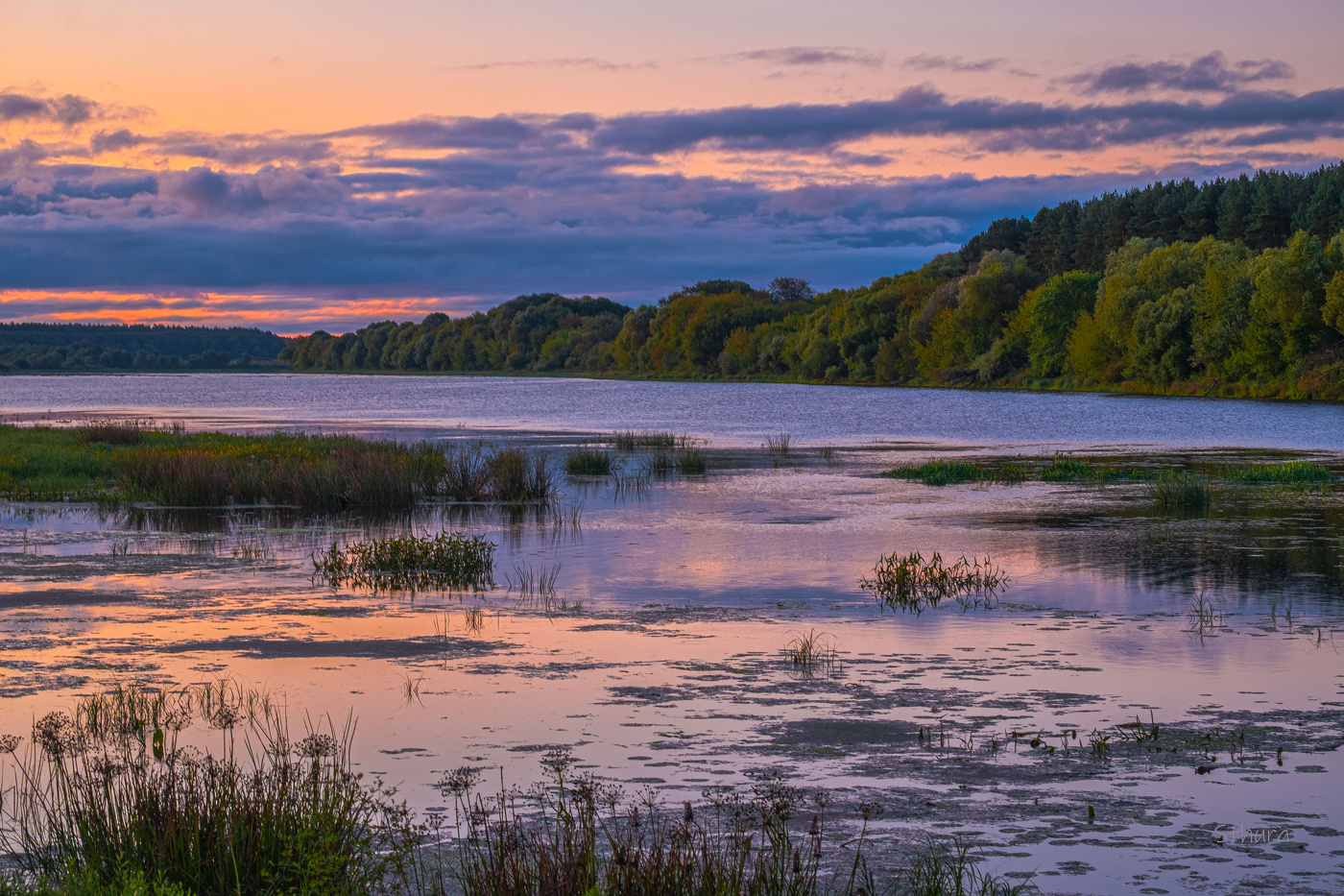 Озеро Исток. Рассвет.