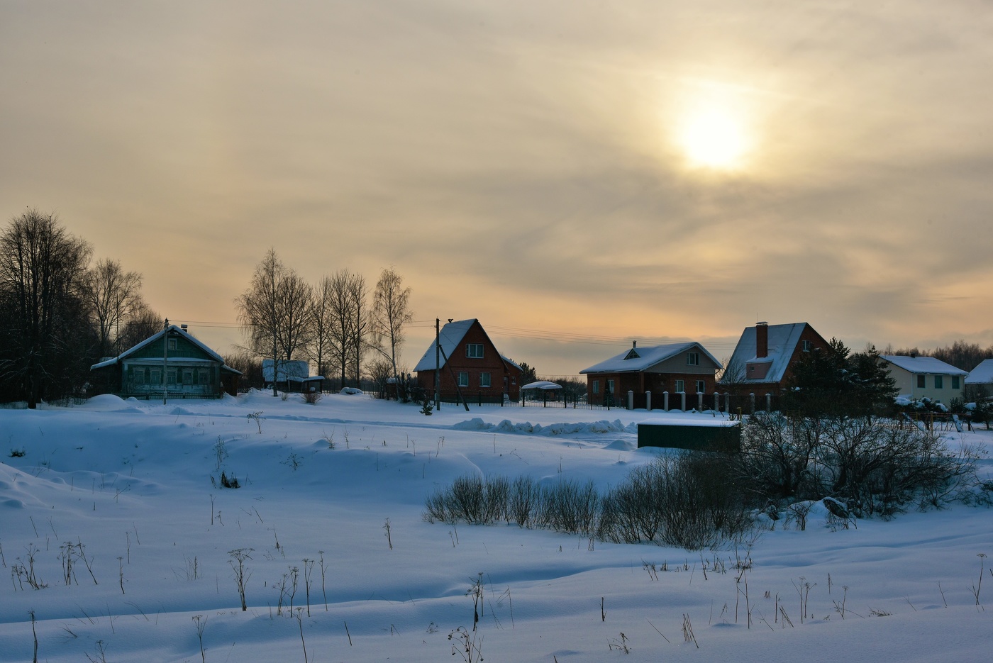 Близился вечер ...