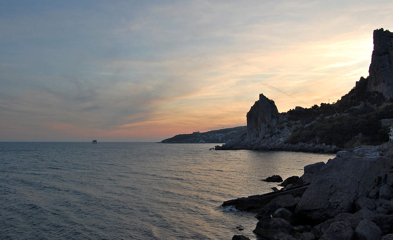 Вечер в Крыму в Симеизе