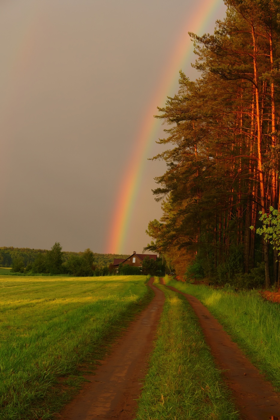 радужный закат