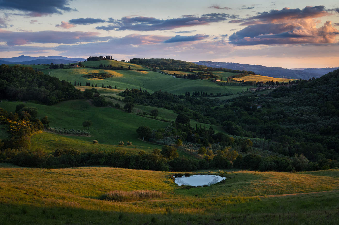 На закате...