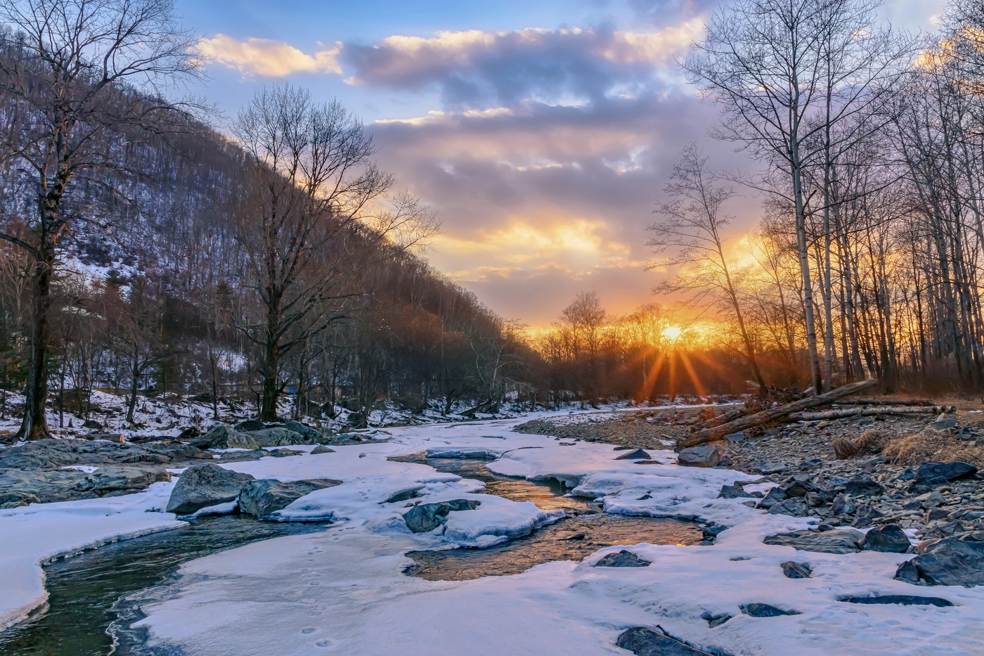 Мартовский закат